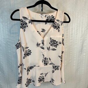 Candie's Juniors Sz Large Floral Blouse